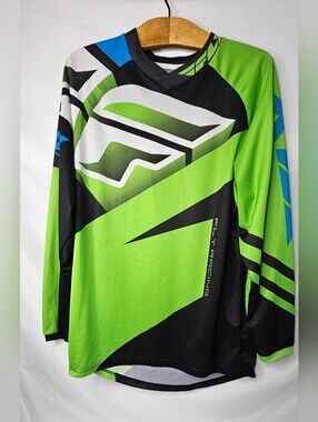Fly Racing-Men's Long-Sleeve Motocross Jersey - Green/Black